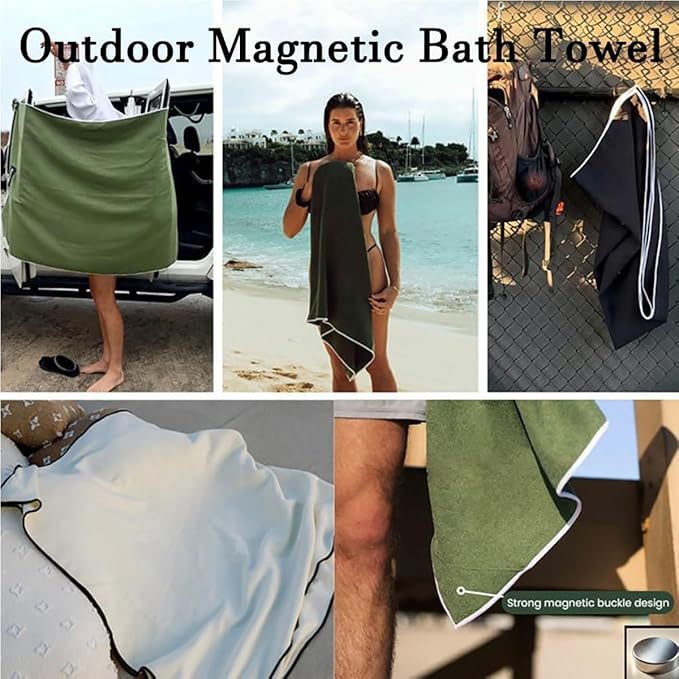 Outdoor Beach Magnetic Bath Towels Amazon Outdoor Magnetic Bath Towel Magnet Towel